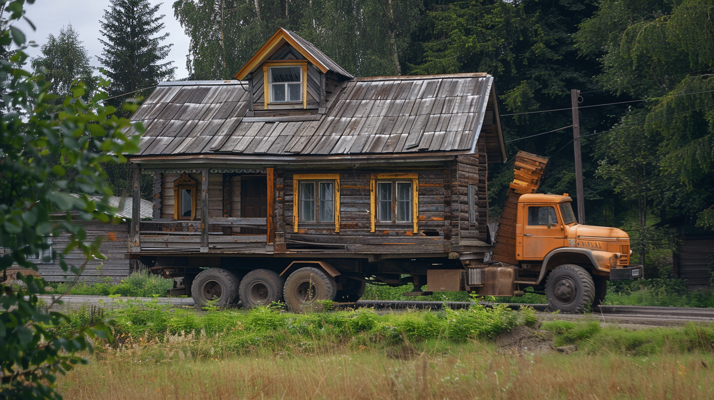 przenoszenie domu drewnianego